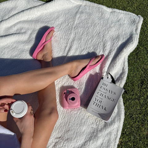 Arch Support Flip Flops - Classic - Hot Pink