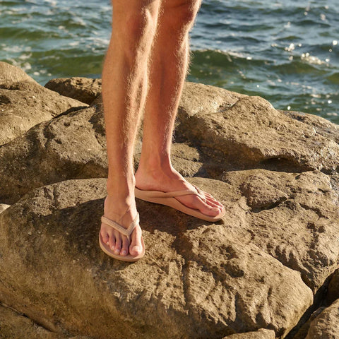 Arch Support Flip Flops - Classic - Tan