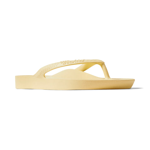Arch Support Flip Flops - Classic - Lemon