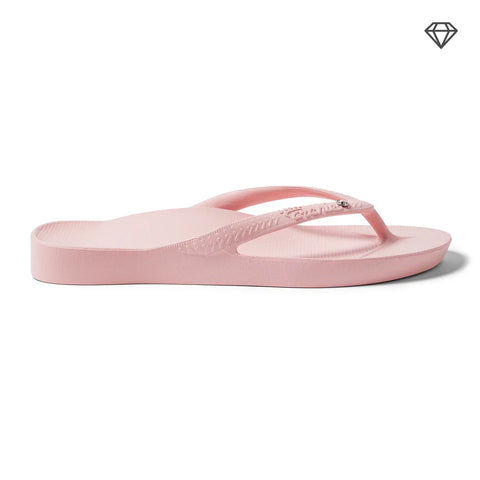 Arch Support Flip Flops - Classic - Crystal Pink